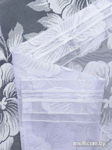 Тюль Amore Mio Жаккардовая 6PL 37711 3x2.7 м 92110 (белый)