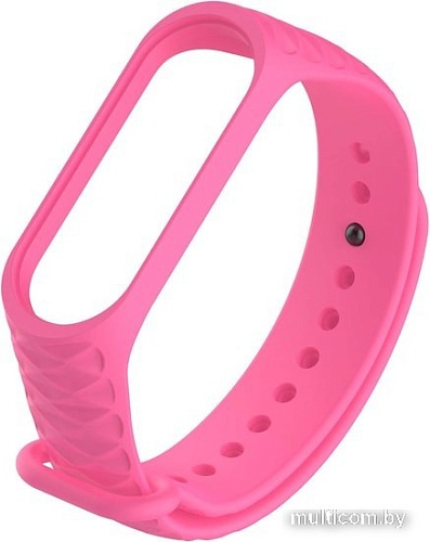 Ремешок Xiaomi ребристый для Mi Band 3 (розовый)