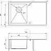 Кухонная мойка Deante Sinope ZDS 011P (сатин)