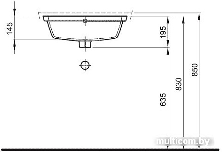Умывальник Kolo Style L21846 52x41