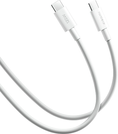 Кабель Xiaomi 120W USB Type-C - USB Type-C BHR087AGL (2 м, белый)