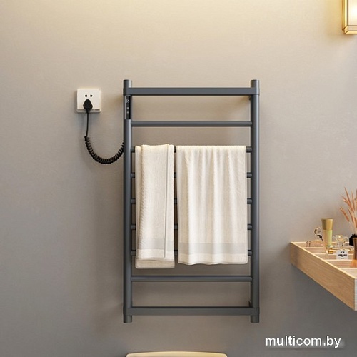 Полотенцесушитель Maxonor PL-TRE04-50-9-3 (серый, подключение слева)