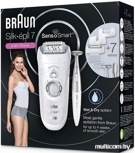 Эпилятор Braun Silk-epil 7 SensoSmart 7/890 Wet&Dry