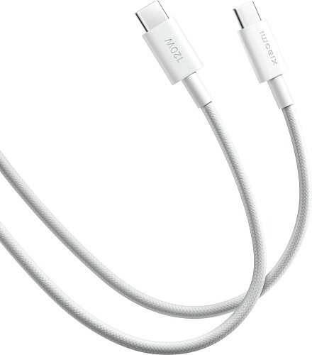 Кабель Xiaomi 120W USB Type-C - USB Type-C BHR087AGL (2 м, белый)