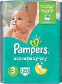 Подгузники Pampers Active Baby-Dry 3 Midi (22 шт)
