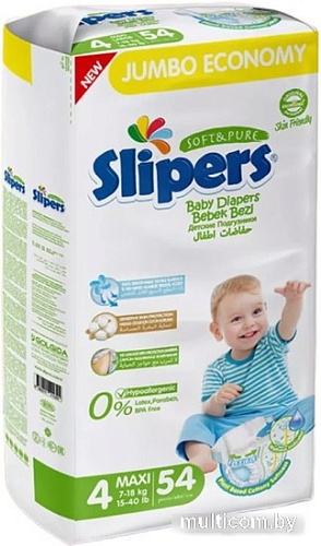 Трусики-подгузники Slipers Maxi J-204 (54 шт)