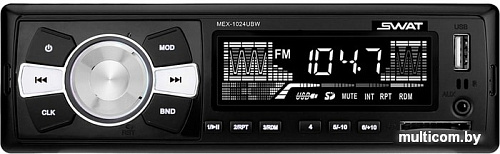 USB-магнитола Swat MEX-1024UBW 24V