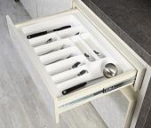 Лоток для столовых приборов Starax S-2283-W (белый)