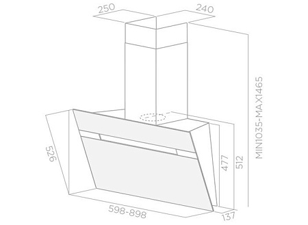Кухонная вытяжка Elica Stripe BL/A/60/LX (PRF0100990)