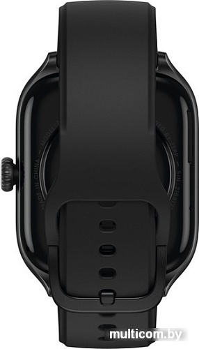 Умные часы Amazfit GTS 4 (черный, с черным ремешком из фторэластомера)