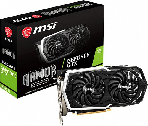Видеокарта MSI GeForce GTX 1660 Ti Armor 6GB GDDR6