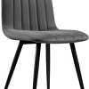 Стул Notta Дани (серый велюр Velutto 32/черный)