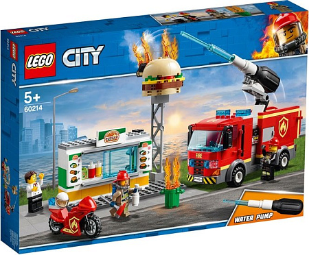 Конструктор LEGO City 60214 Пожар в бургер-кафе