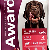 Сухой корм для собак Award Adult All Breed для всех пород с ягненком, индейкой с добавлением яблока и черники 12 кг