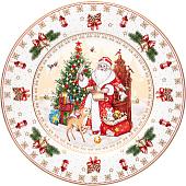 Тарелка обеденная Lefard Дед Мороз 85-1721