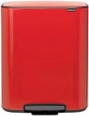 Brabantia Bo Pedal Bin 60 л (пламенно-красный)