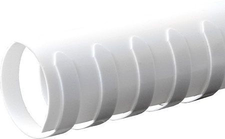 Пластиковая пружина для переплета РеалИСТ Пластик 28 мм (белый)