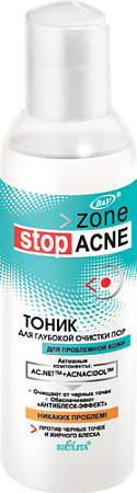 Belita Тоник для лица Zone Stop Acne Для глубокой очистки пор (150 мл)