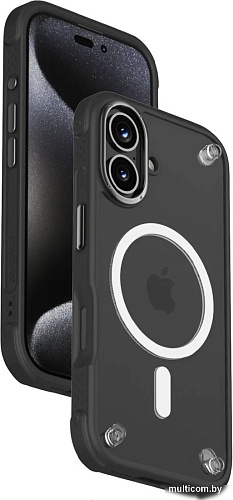 Чехол для телефона Momax CaseForm Air MagSafe для iPhone 16 Plus MUAP24LD (черный)