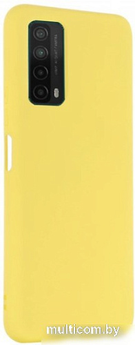 Чехол для телефона Case Cheap Liquid для Huawei P Smart 2021 (желтый)