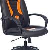 Офисное кресло Бюрократ Zombie Viking-8 (экокожа черный/оранжевый)