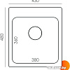 Кухонная мойка Quartz Bond 430 (дым)