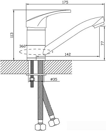 Смеситель Diadonna D80-445111