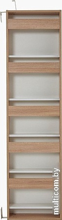 Тумба для обуви Трия Тип 16 с зеркалом (дуб сонома/белая шагрень)