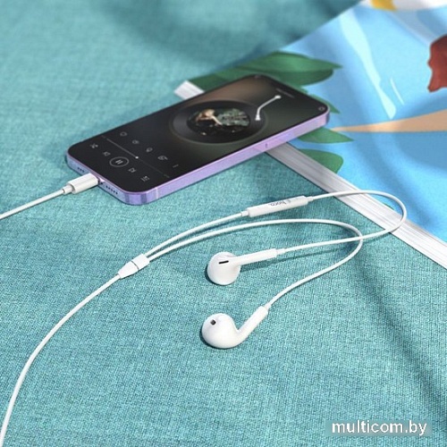 Наушники Hoco M111 Max Lightning (белый)