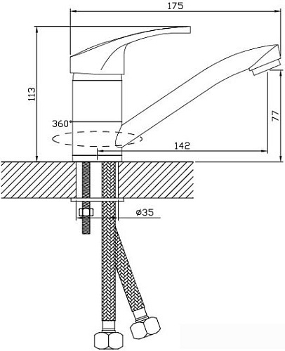 Смеситель Diadonna D80-445111