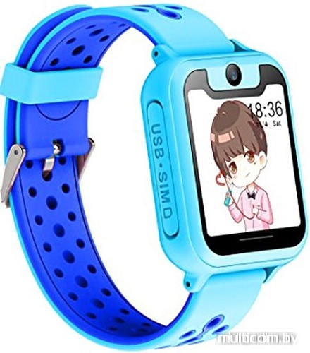 Умные часы Smart Baby Watch GW01 (голубой)