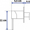 Смеситель Pea Viva CM547816 (черный)