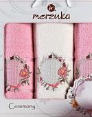 Набор полотенец Merzuka Ceremony 11777 (3 шт, светло-розовый)
