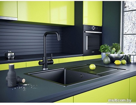 Смеситель Paulmark Logas Lo213021-401TB (антрацит)