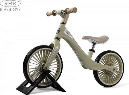 Беговел RiverToys HB-007-12 (белый)