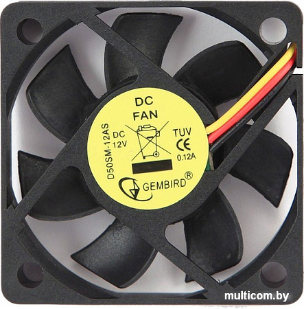 Кулер для корпуса Gembird D50SM-12AS
