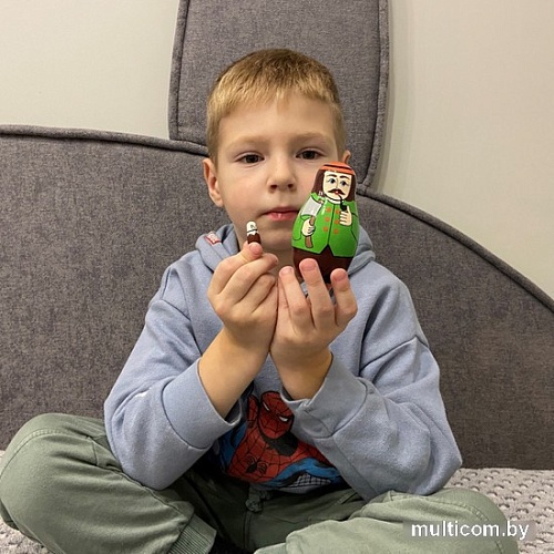 Развивающая игра Брестская Матрешка Красная Шапочка (набор 5 шт)