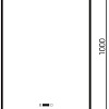Зеркало Abber See AG6114SWHB