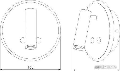 Спот Elektrostandard MRL LED 1014 Tera (серебристый)