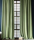 Комплект штор Pasionaria Джерри 280x230 (2 шт, зеленый)