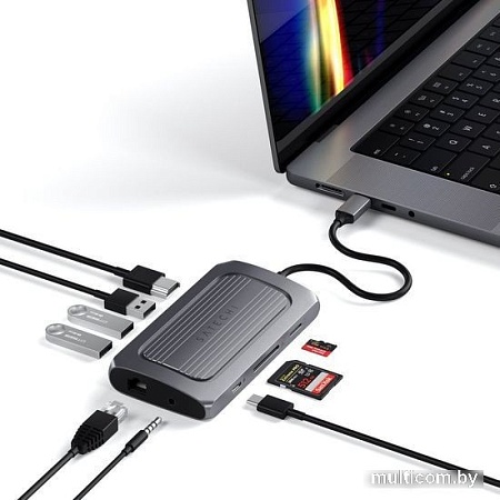 Док-станция Satechi USB 4 Multiport Adapter With 8K HDMI ST-U4MA3M