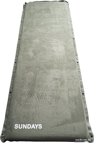 Самонадувающийся коврик Sundays ZC-SIM006 (5 см, серый)