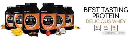 QNT Delicious Whey Protein Powder (бельгийский шоколад, 908 г)