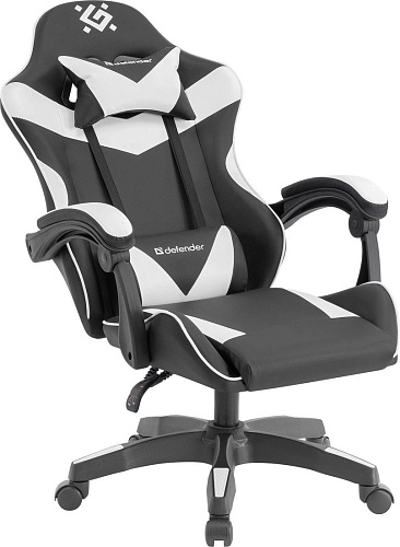 Игровое (геймерское) кресло Defender Urana (черный/белый)