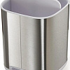 Стакан для зубной щетки и пасты Joseph Joseph EasyStore Steel 70530 (белый/нержавеющая сталь)
