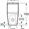 Унитаз Roca Inspira Round [342528000] без бачка и крышки