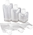 Набор флаконов для косметики Onlytop 10582142 (6шт, прозрачный/белый)