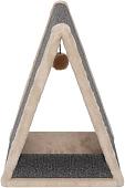 Когтеточка Cat House Треугольная 55 (серый)