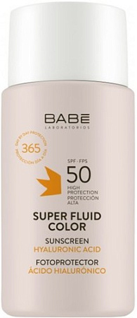 Флюид солнцезащитный Laboratorios BABE с тонирующим эффектом SPF50 (50 мл)