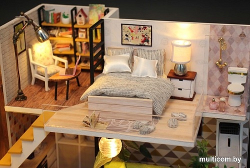 Румбокс Hobby Day DIY Mini House Скандинавский Лофт (M030)